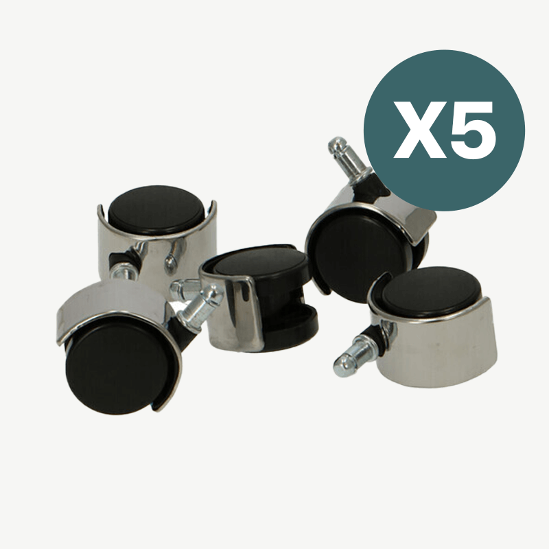 Caster Wheel Base Set (5-Pack)
